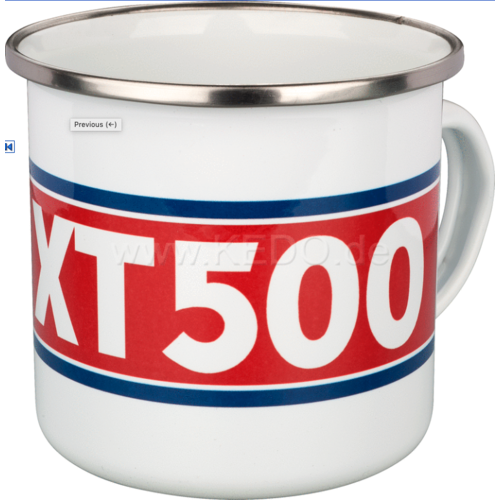 kedo Koffiemok emaille  Yamaha XT500