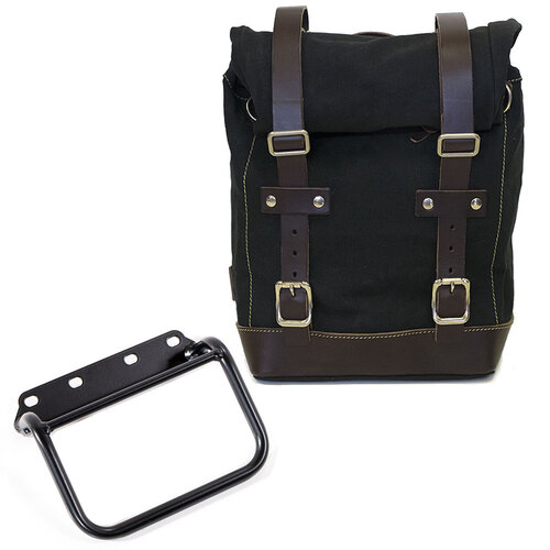 UNIT Garage Sacoche cavalière en daim avec cadres pour BMW série R80 G/S