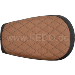 SR400/500 Solo-Seat black/brown Diamond-pattern