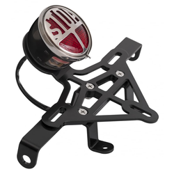 Miller Black Stop Tail Light and Number Plate Holder - Loom KIT