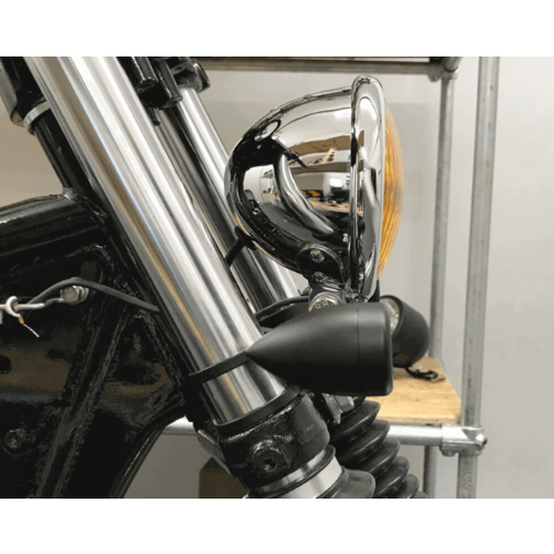 Paire de clignotants et feux de positions Bullet "Truro" - Noir