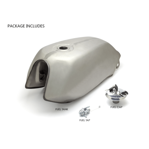 Honda Style Universal unbemalter 9L Kraftstofftank