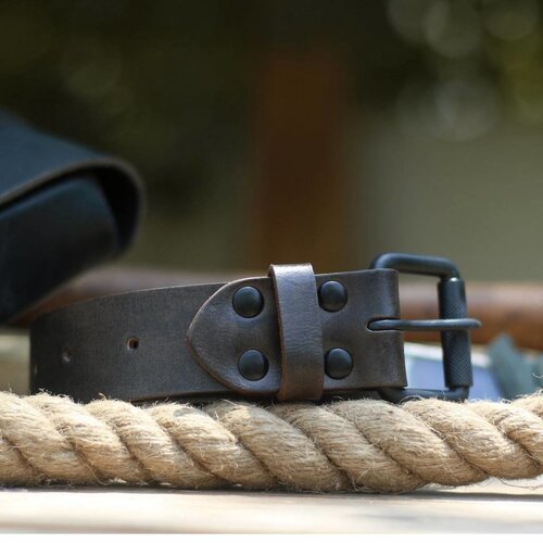 Trip Machine Belt - Tobacco Single Pin