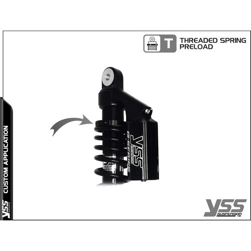 YSS RC302-T Double amortisseur personnalisé avec Piggyback