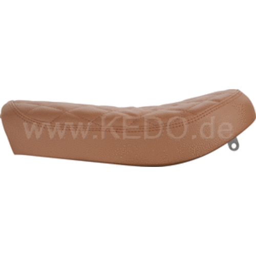 kedo SR400/500 Solo-Seat, Brown with diamond-pattern