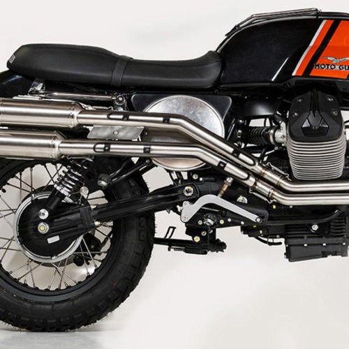 UNIT Garage Exhaust heat shield Moto Guzzi V7