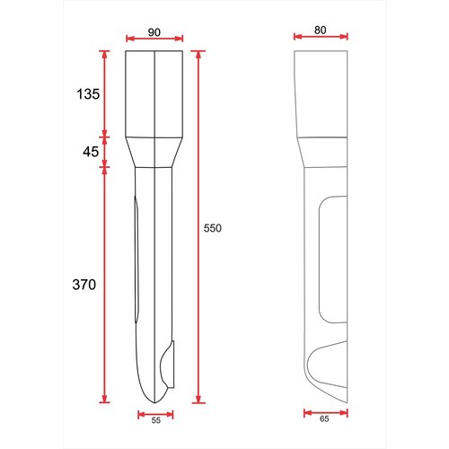 C.Racer Protecteur de fourche avant universel type 1
