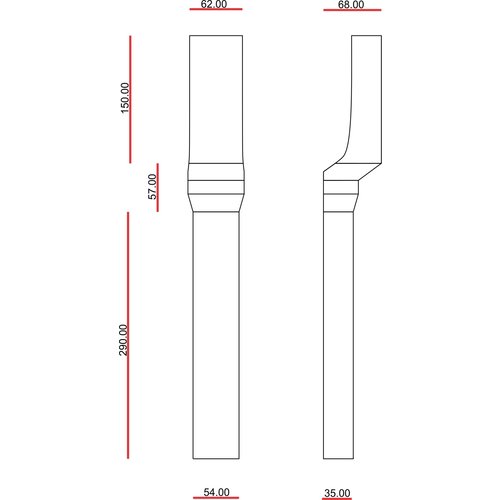 C.Racer Protecteur de fourche avant universel type 2