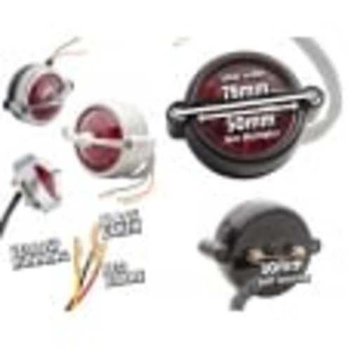 Motone Bel Air Tail Light + Fender Mount Kit - Brass