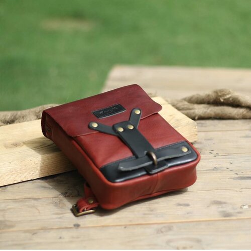 Trip Machine Sac de cuisse rouge cerise