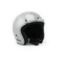 JETT HELMET Boule disco argent
