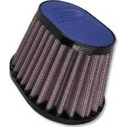 Filtre à air ovale avec sommet en cuir 54MM (select colour)