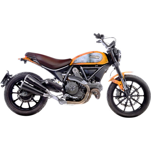 Leo Vince GP Dual Slip-on Schalldämpfer Ducati Scrambler ECE