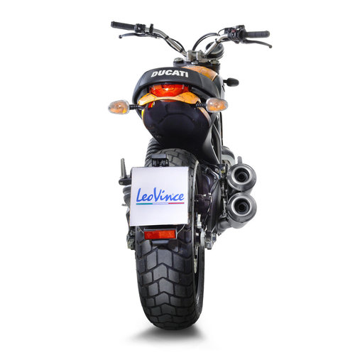 Leo Vince GP Dual Slip-on Schalldämpfer Ducati Scrambler ECE