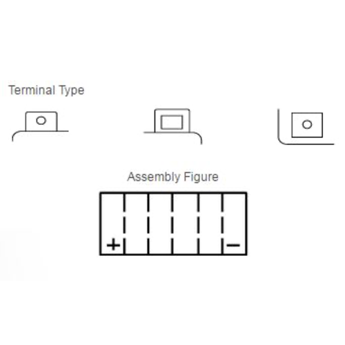 Yuasa Batterie sans entretien YTX20CH-BS