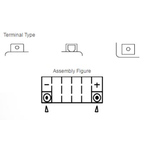 Yuasa YIX30L-BS Maintenance Free Battery