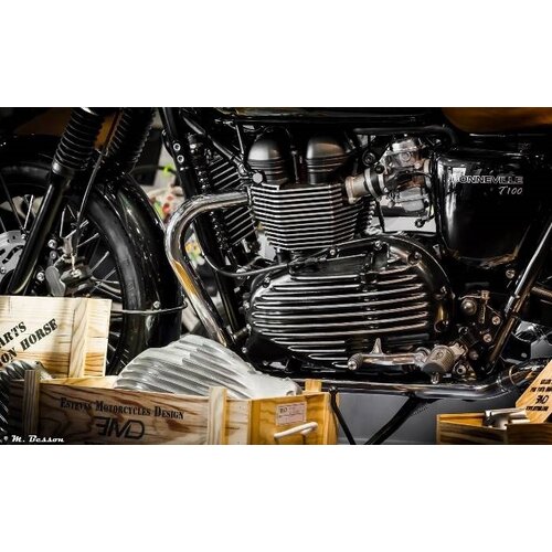 Geribbelde primaire afdekking Triumph T100- en 865-modellen