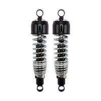325mm Shock Absorbers Black/Chrome eye/eye