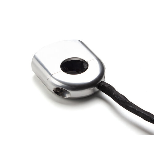 3 knop schakelaar aluminium / zwart