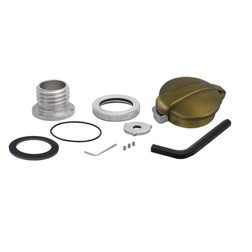 Motone 2.5"" Monza Adapter + Tankdeckel Triumph Bonneville, Thruxton und Scrambler
