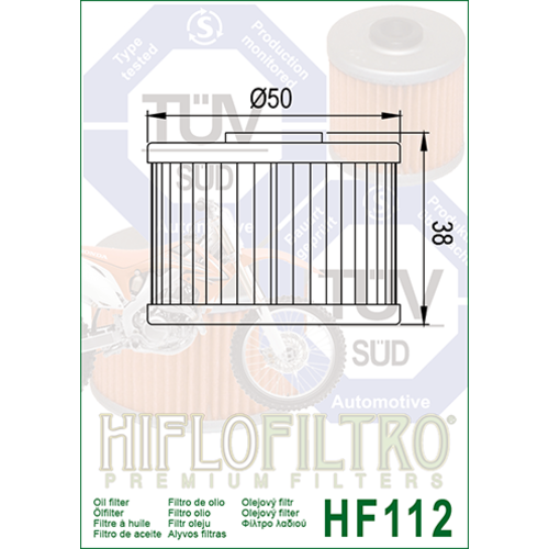 Hiflo Filtre à huile HF112