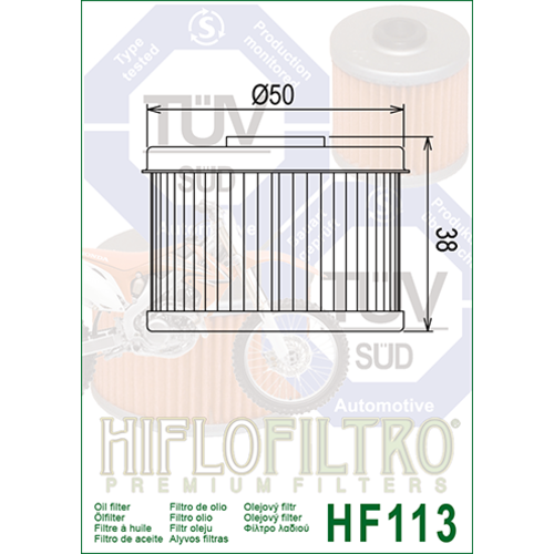 Hiflo Oil Filter HF113
