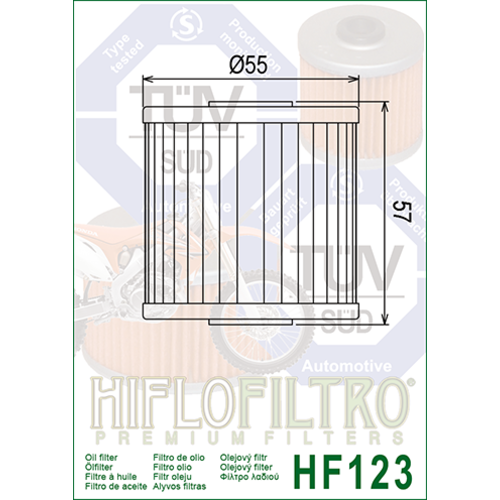 Hiflo Oil Filter HF123