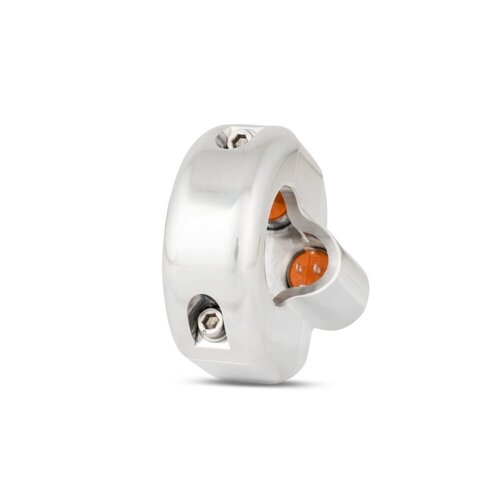 Rebelmoto REBEL SWITCH 3 button LED – polished 1"