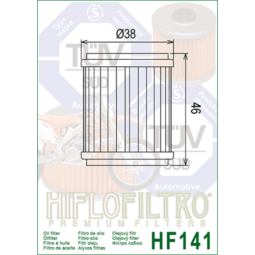 Hiflo Oil Filter HF141