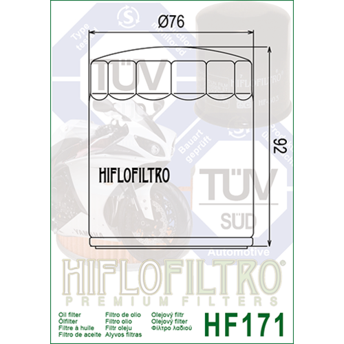 Hiflo Ölfilter HF171B