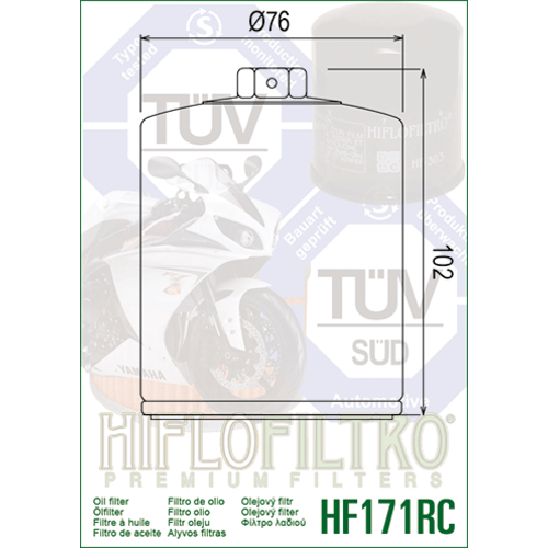 Hiflo Ölfilter HF171CRC