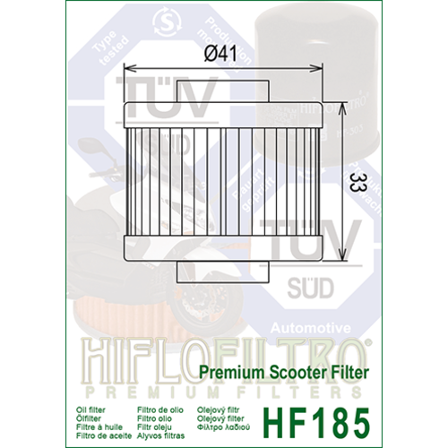Hiflo Oil Filter HF185