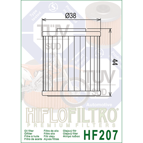 Hiflo Oliefilter HF207