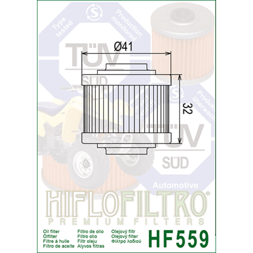 Hiflo Oliefilter HF559