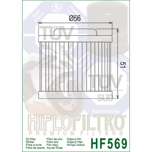 Hiflo Oil Filter HF569