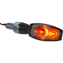 Wrenchmonkees "Monkeebeast" LED Turn Signal 'Blaze', Black Metal Housing