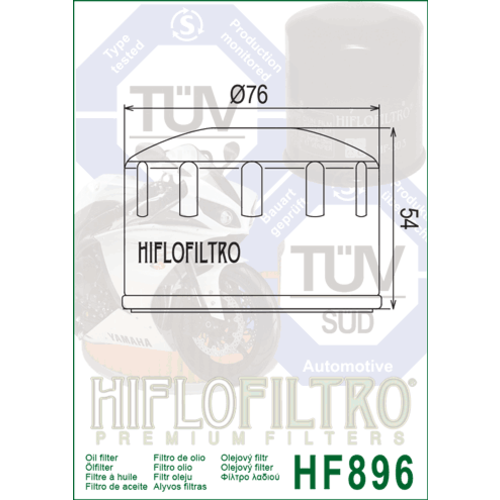Hiflo Oil Filter HF896