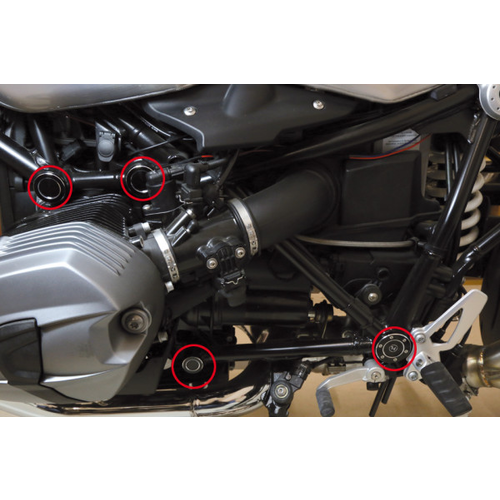 Highsider CNC FRAME CAP Set A BMW RnineT