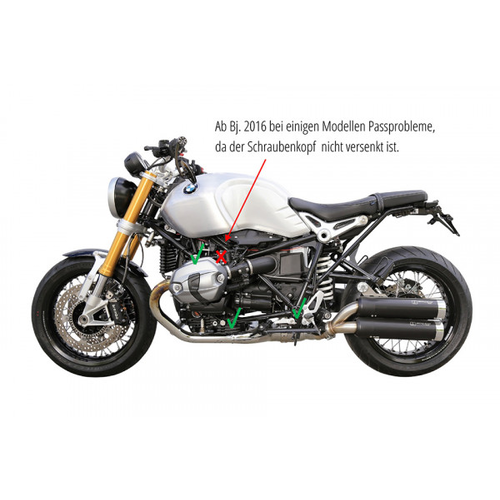 Highsider CNC FRAME CAP Set A BMW RnineT