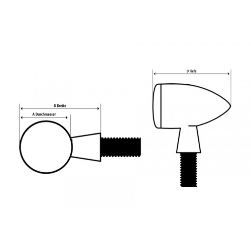 Shin Yo Clignotant MIDI-BULLET