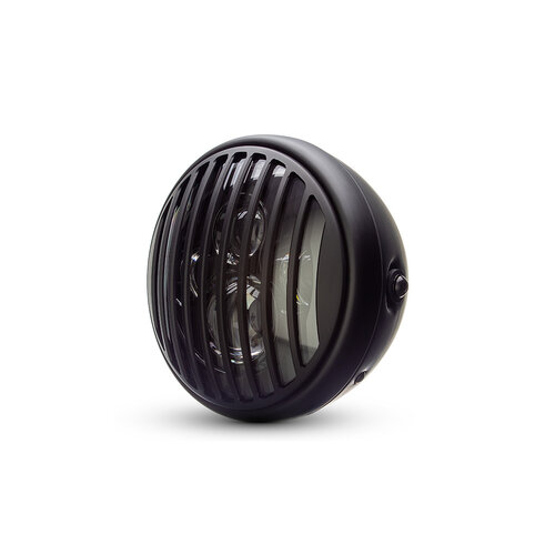 7  "Matte Black Multi Projektor LED Scheinwerfer +  Vent Cover