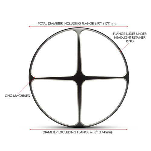 Cross Design Grid 7"