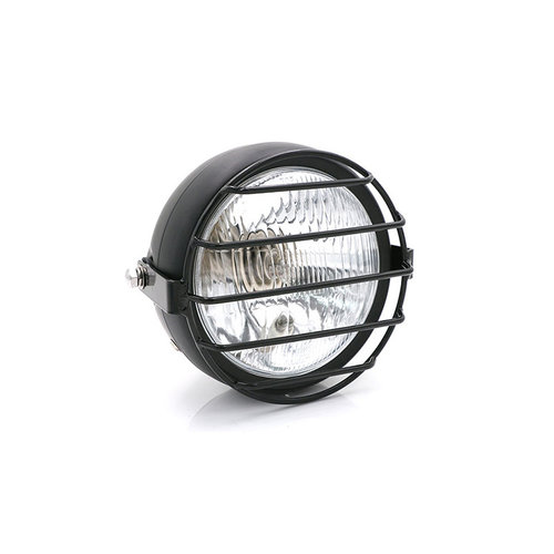 6.3" Koplamp Zwart - Metaal Type 13