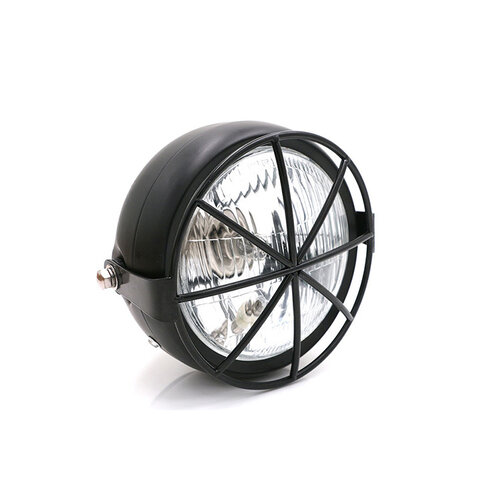 6.3" Koplamp Zwart - Metaal Type 14