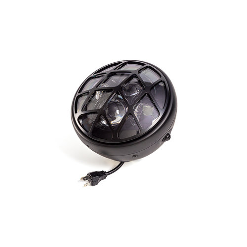 Projecteur à LED 7 " avec multiprojecteur noir mat et grille Tiretrack