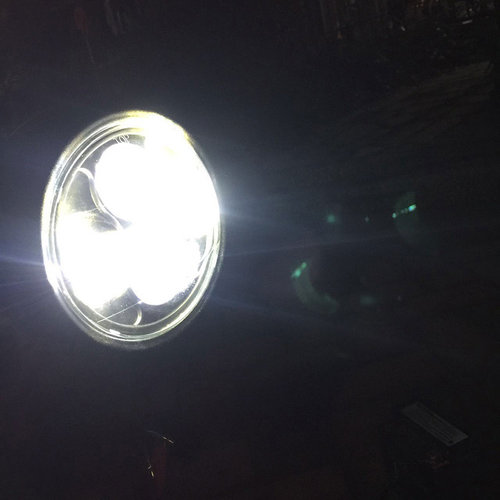 6.7" Matte Black Multi Projector LED Headlight