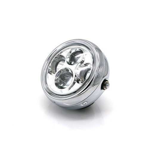 Phare à LED 6,7" avec multiprojecteur Chrome