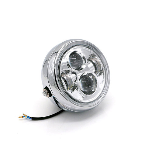 6.7" Multi Projector LED Headlight Chrome