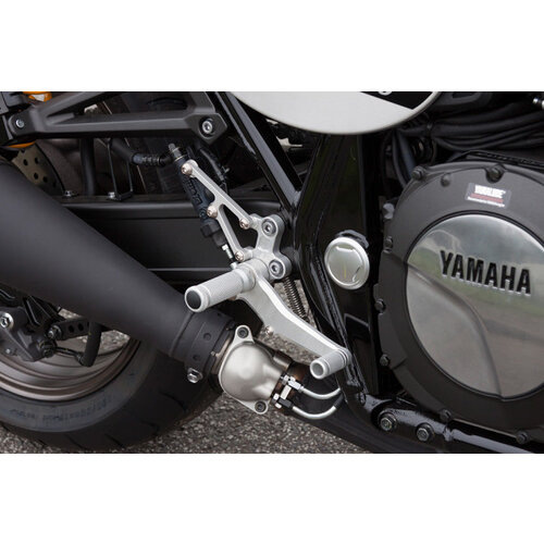 LSL Yamaha XJR1300 95-16 Kit de commandes reculées Noires/Argent