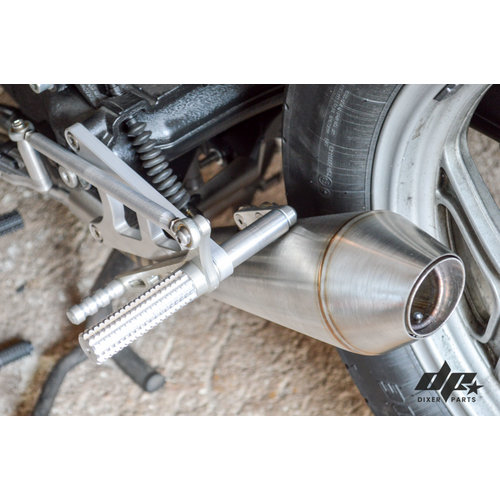 Dixerparts Auspuff Schalldämpfer +Db Killer BMW K75 Cafe Racer | Collector Slipon Endrohr-Kit